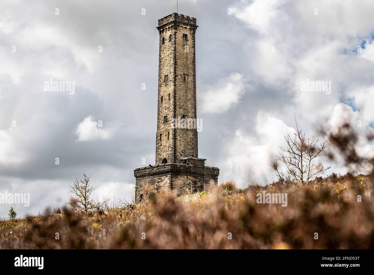 Tour Peel, Holcombe Hill près de Bury. Banque D'Images