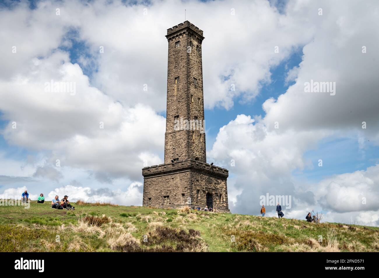 Tour Peel, Holcombe Hill près de Bury. Banque D'Images