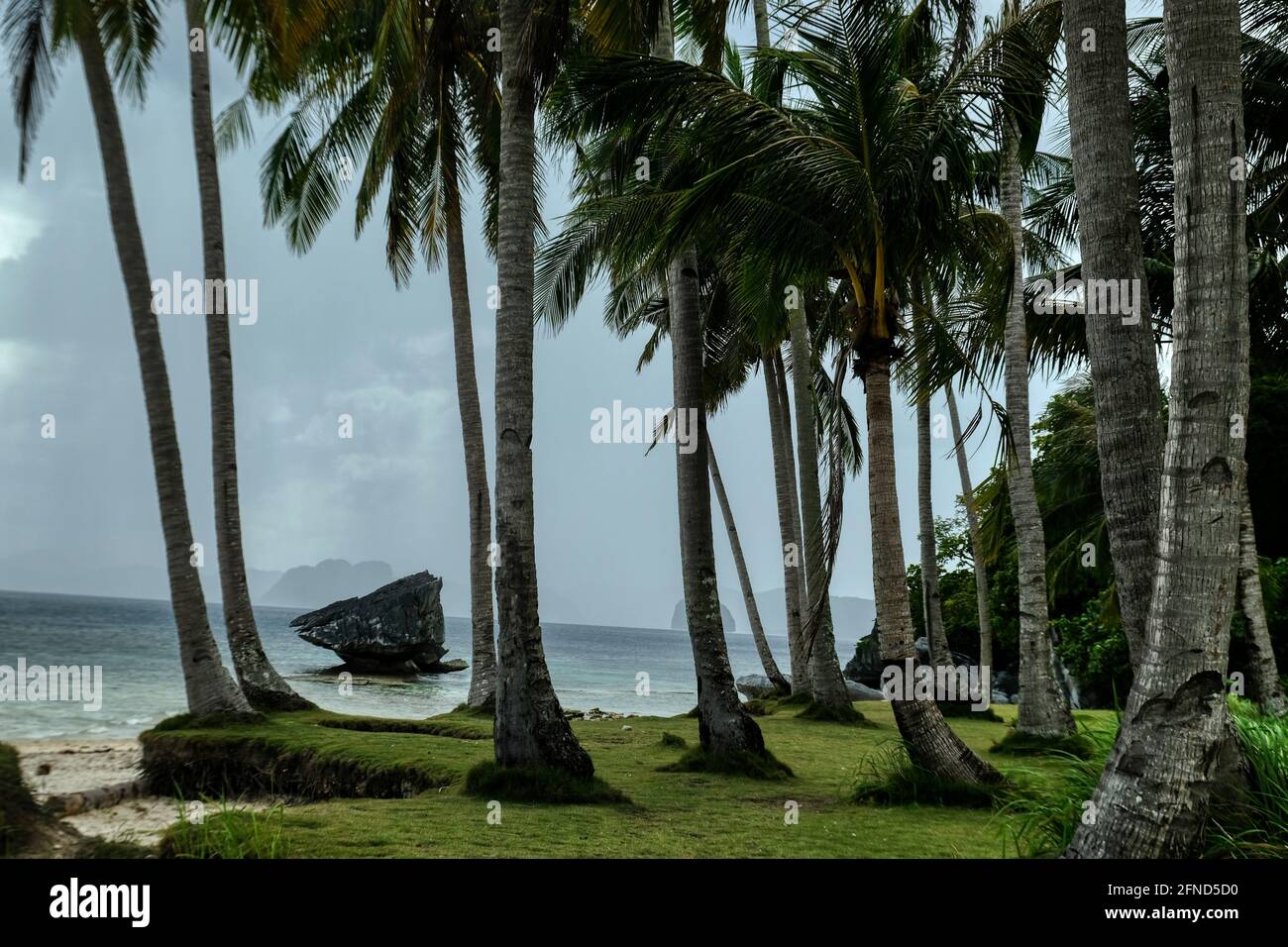Et chaque île est une île au Trésor. Génial, île merveilleuse, Philippines. Banque D'Images
