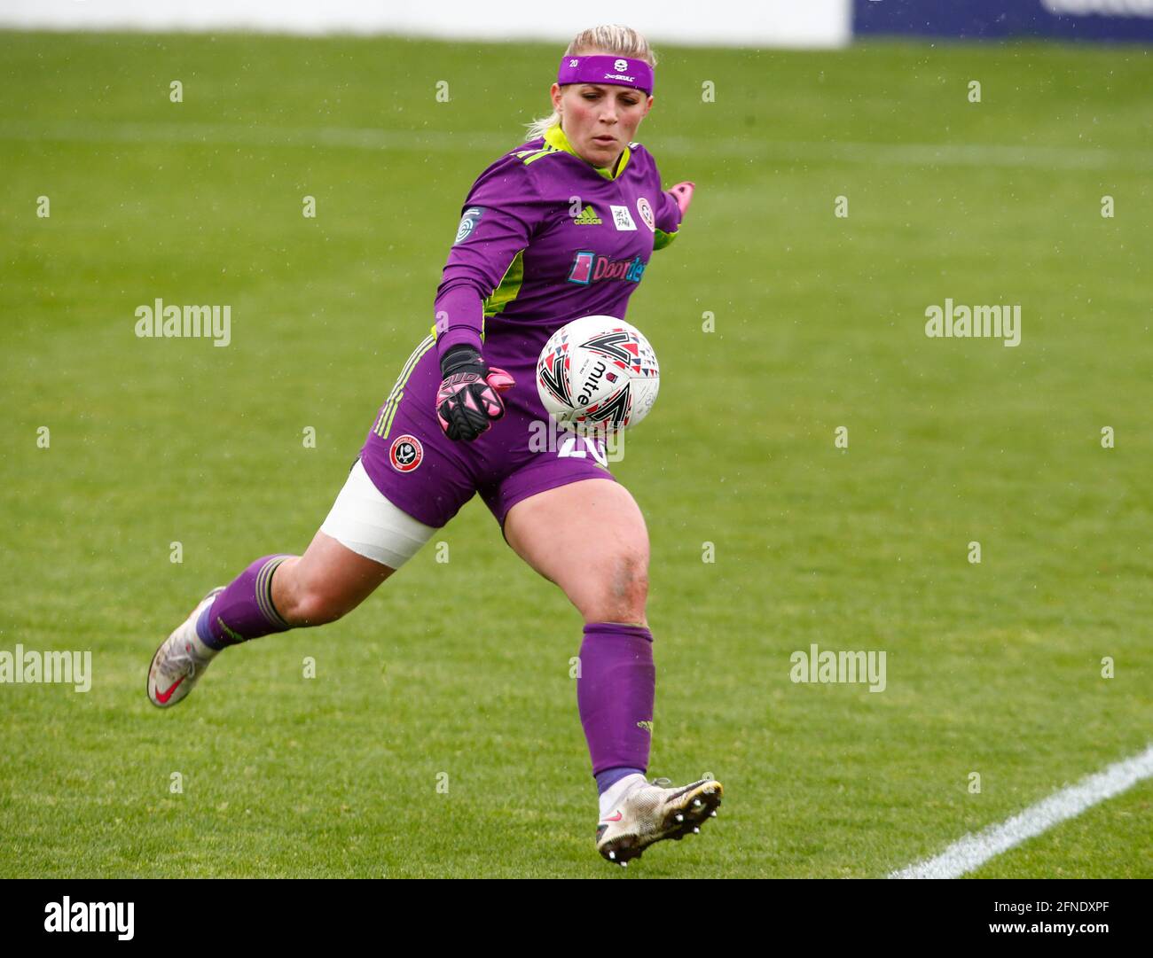 Barnett, Royaume-Uni. 16 mai 2021. EDGWARE, ANGLETERRE - MAI 16: Fran Kitching de Sheffield United Women pendant la Vitality Women's FA Cup Cinquième tour correct entre Tottenham Hotspur et Sheffield Unis au stade de Hive, Barnett Royaume-Uni le 16 mai 2021 crédit: Action Foto Sport/Alay Live News Banque D'Images