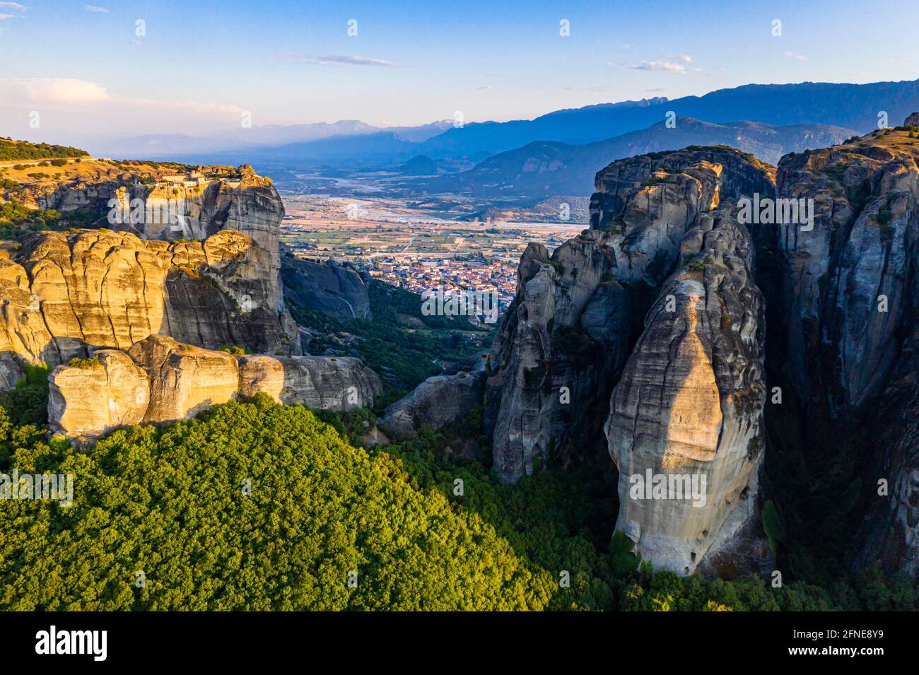 Formations rocheuses, Thessalie, Grèce Banque D'Images