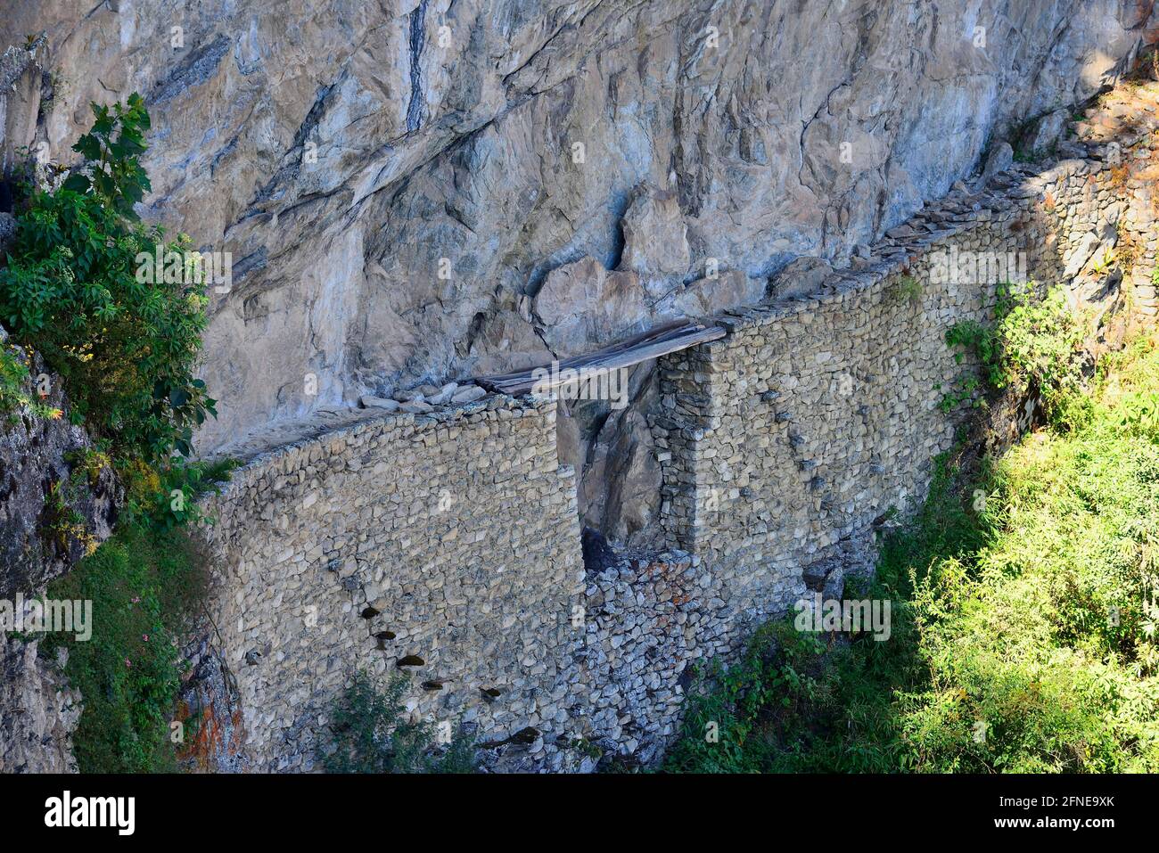 Inca a ruiné la ville, Machu Picchu, province d'Urubamba, Pérou Banque D'Images