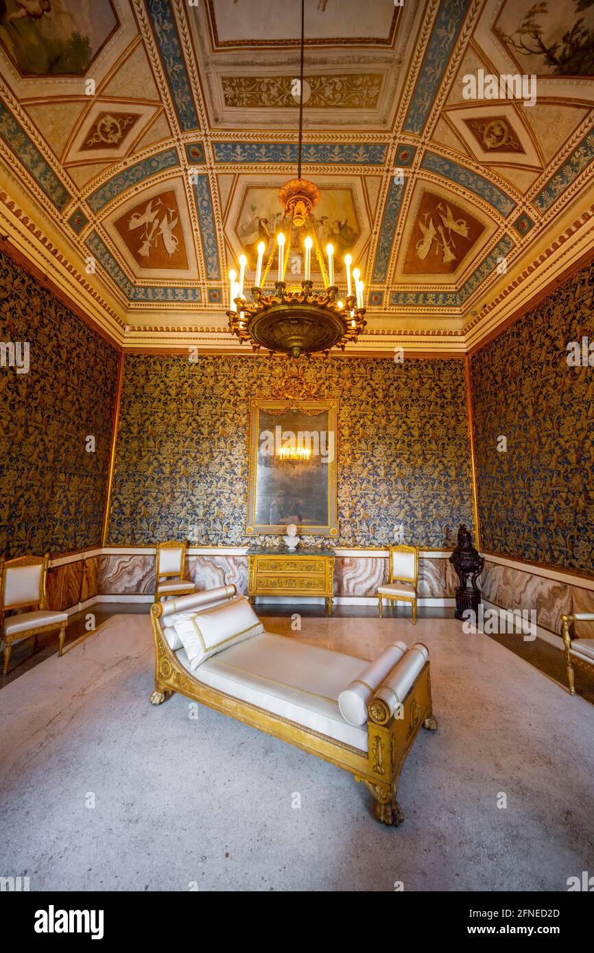 Chambre historique d'un palais vénitien, Museo Correr, Venise, Vénétie, Italie Banque D'Images