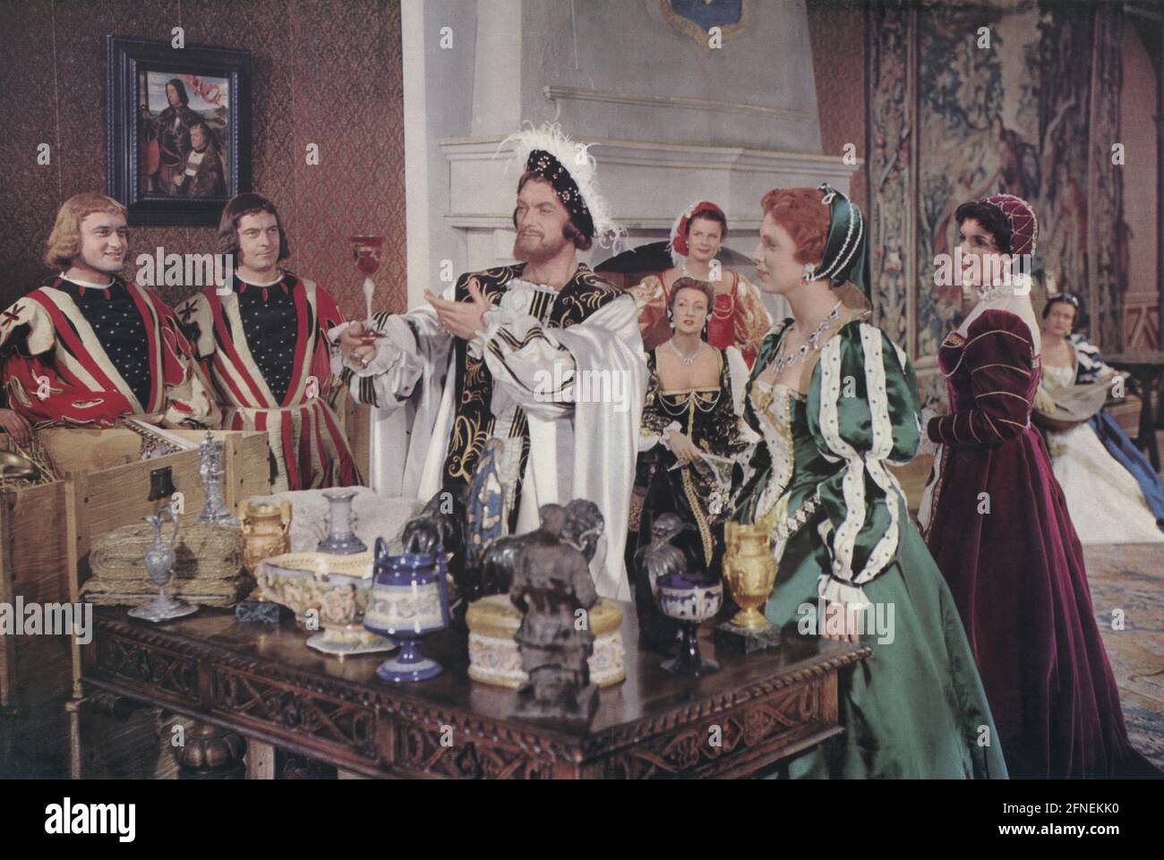 Si Paris nous Était année : 1956 - France Jean Marais, Jacqueline Plessis, Claude Sylvain Directeur : Sacha Guitry Banque D'Images