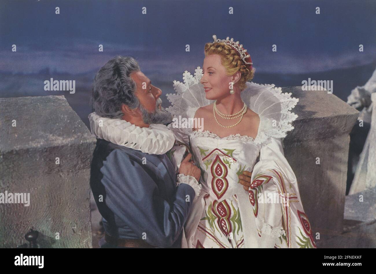 Si Paris nous Était année : 1956 - France Michèle Morgan, Jean Martinelli Directeur : Sacha Guitry Banque D'Images