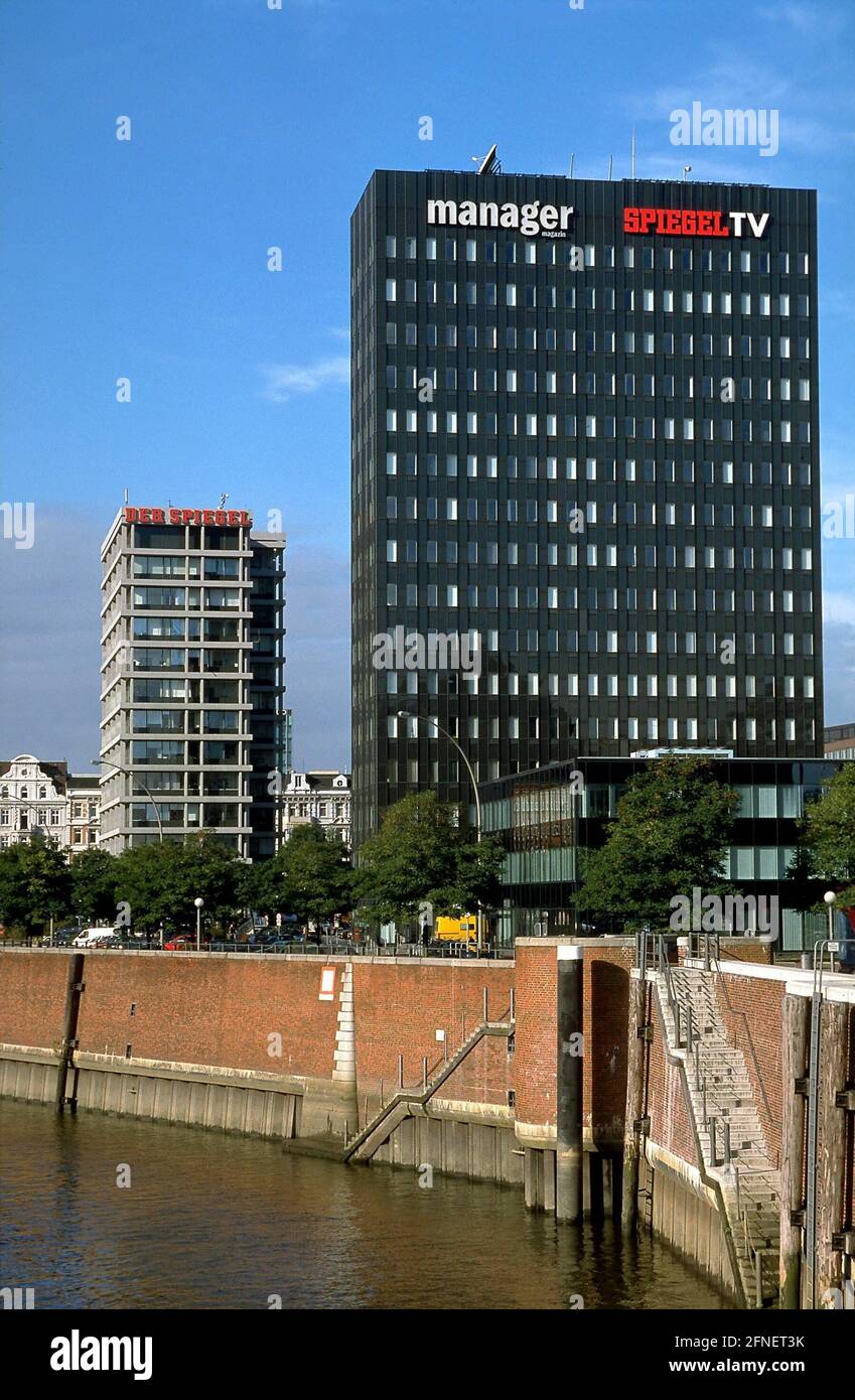 Immeuble de bureaux de la maison d'édition de Hambourg Spiegel [traduction  automatique] Photo Stock - Alamy