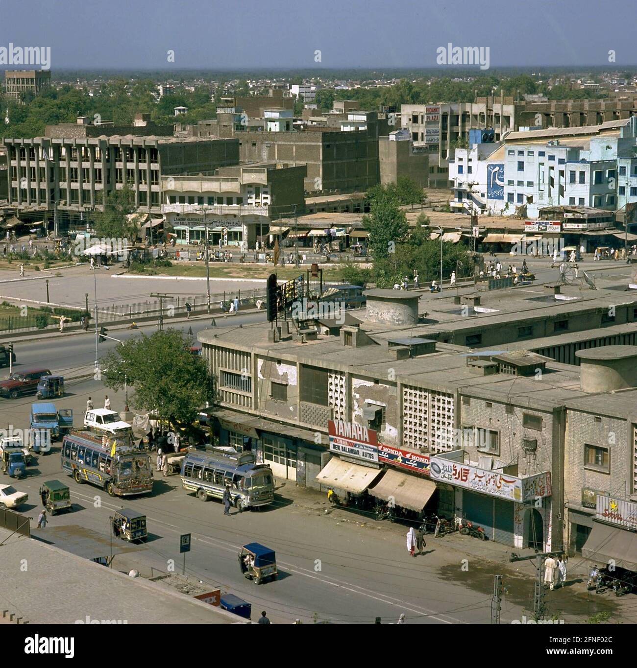 Vue sur la ville depuis la forteresse. [traduction automatique] Banque D'Images