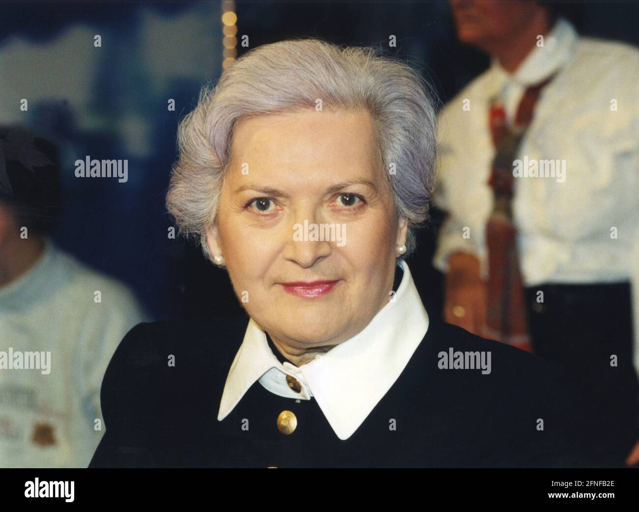 Portrait de Christiane Herzog, épouse du président allemand Roman Herzog. [traduction automatique] Banque D'Images