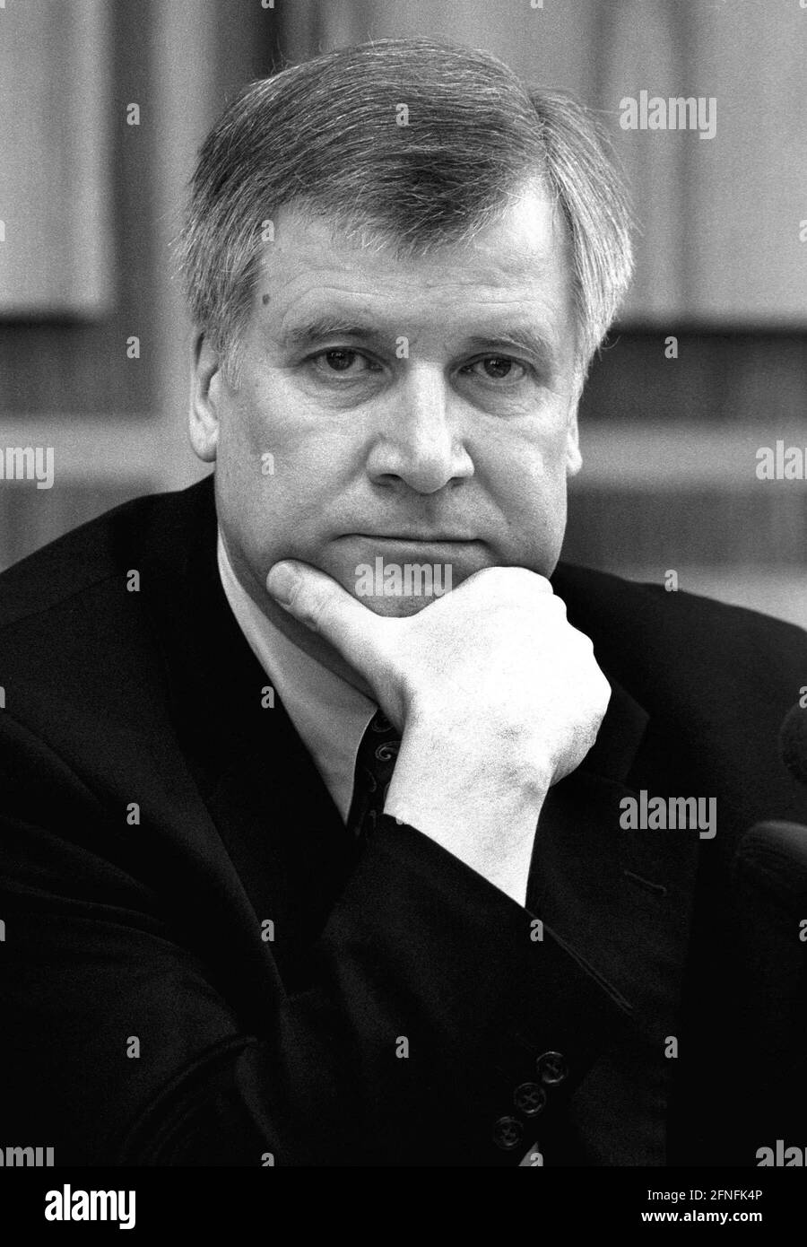 Horst SEEHOFER , CSU , 09.04.1999 [traduction automatique] Banque D'Images