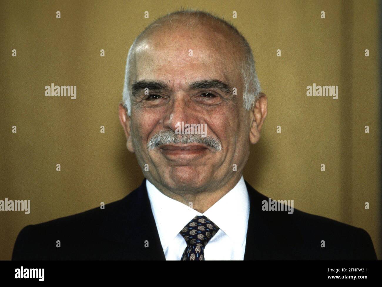 HUSSEIN BIN TALAL , Roi de Jordanie , avril 1998 [traduction