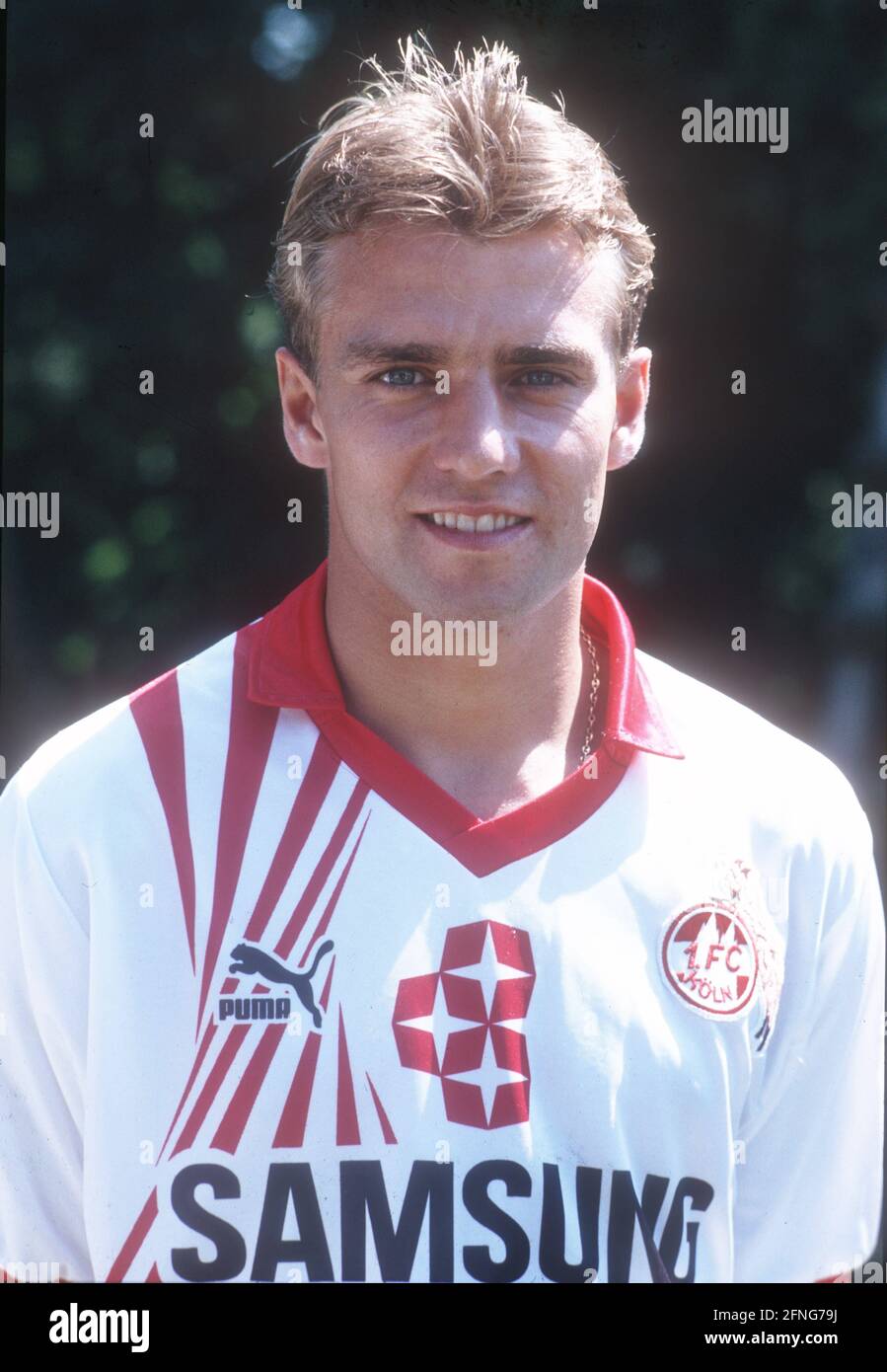 Hans-Dieter Flick (1. FC Köln) en portrait. Rec. 01.07.1990 (estimation). [traduction automatique] Banque D'Images
