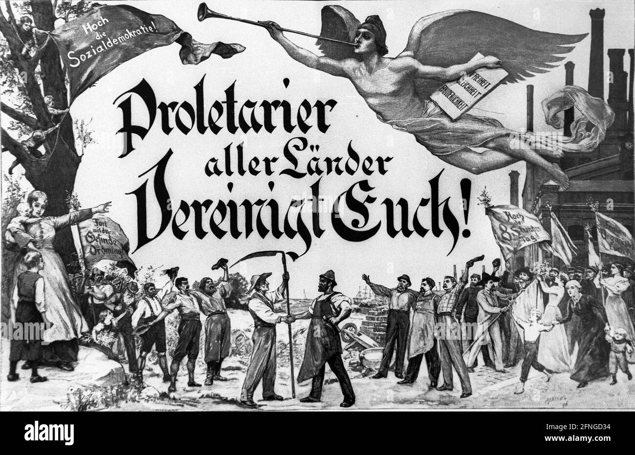 Berlin Syndicats Histoire 16 Affiches Et Journaux Titres Du Mouvement Des Travailleurs Pour Le Jour De Mai Berlin Histoire 16 Affiches Et Magazines Du Mouvement Des Travailleurs
