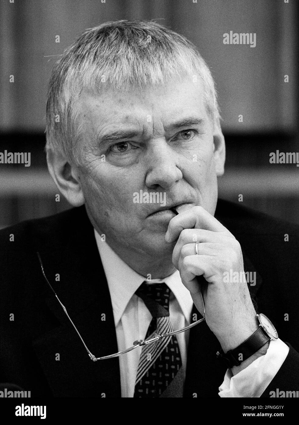 Ministre fédéral de l'intérieur Otto SCHILY , SPD , avril 1999 [traduction automatique] Banque D'Images