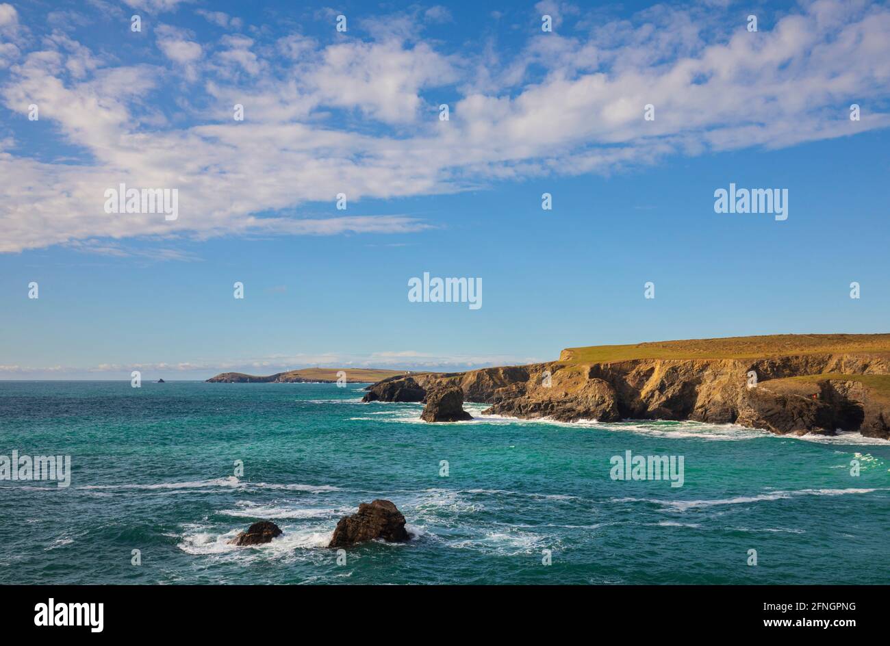 Baie de Porthcothan Cornwall Banque D'Images