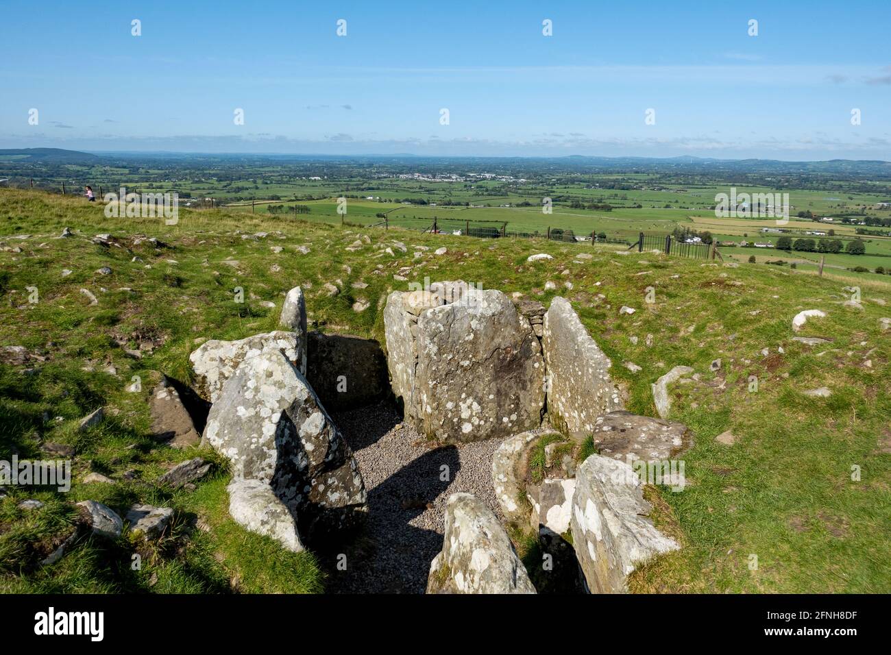 Loughcrews Ancient passage Tombs, Co Meath, Irlande Banque D'Images