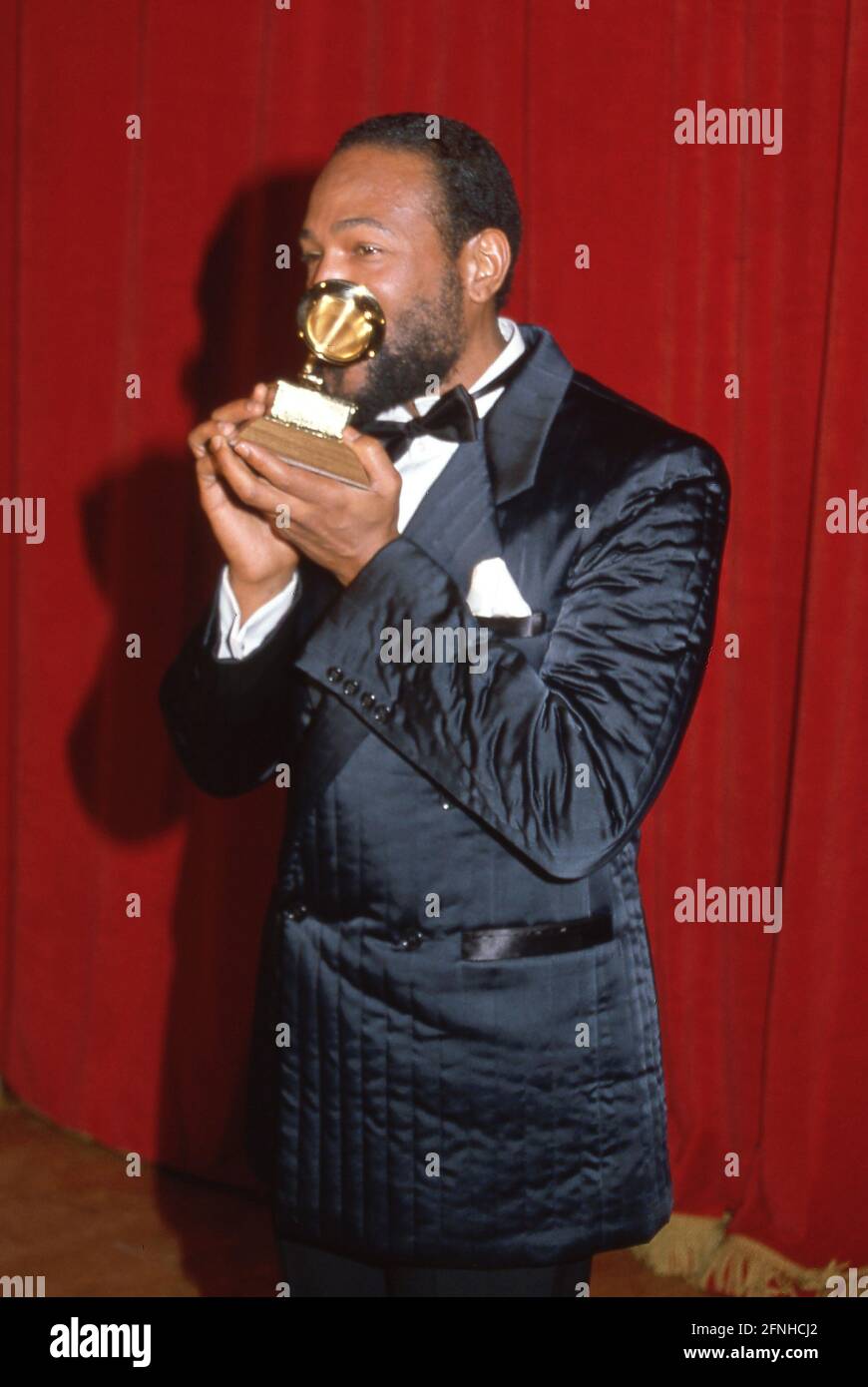 Marvin Gaye au 25e Grammy Awards le 23 février 1983 crédit : Ralph Dominguez/MediaPunch Banque D'Images