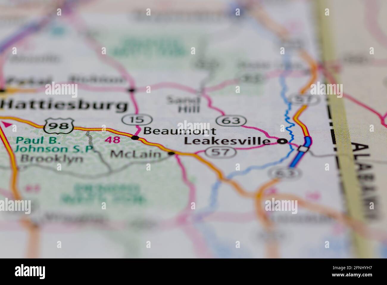 Mappa di beaumont Banque de photographies et d’images à haute