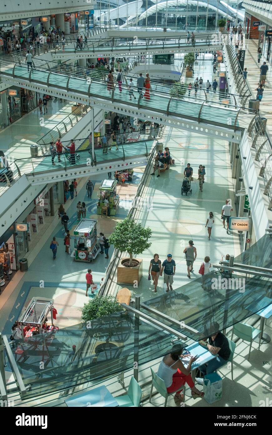 Lissabon Centro Vasco da Gama. Riesiges Einkaufs-Zentrum am EXPO-Gelände. Banque D'Images