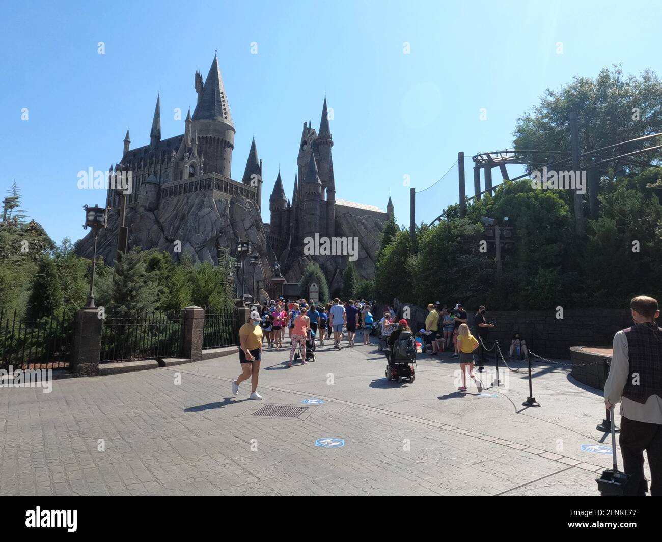 Le château de Poudlard Photo Stock Alamy