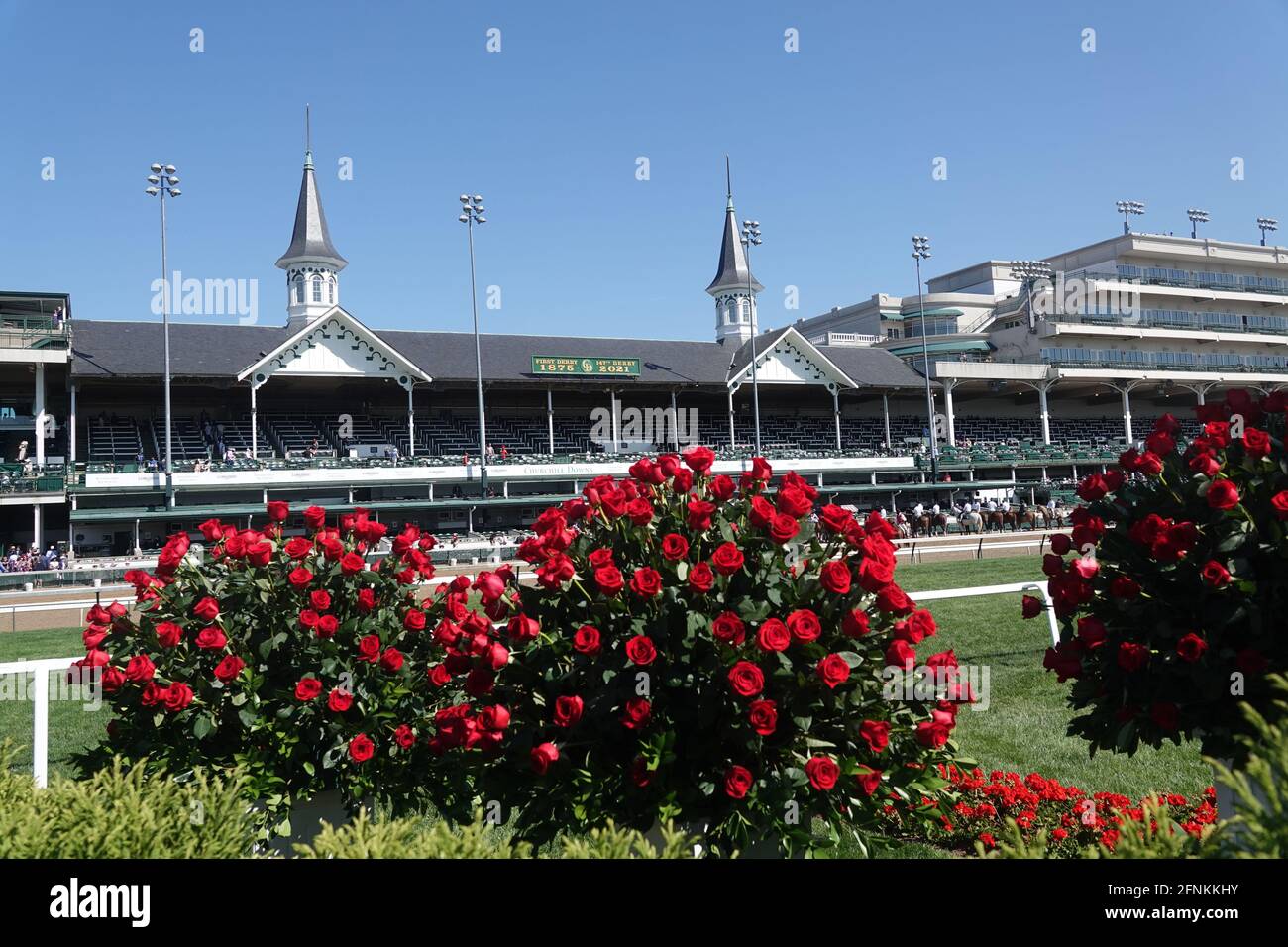 Churchill Downs le 30 avril 2021 Derby Day Scenes Banque D'Images