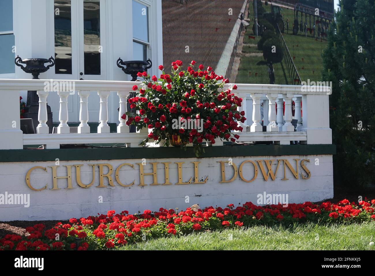 Churchill Downs le 30 avril 2021 Derby Day Scenes Banque D'Images