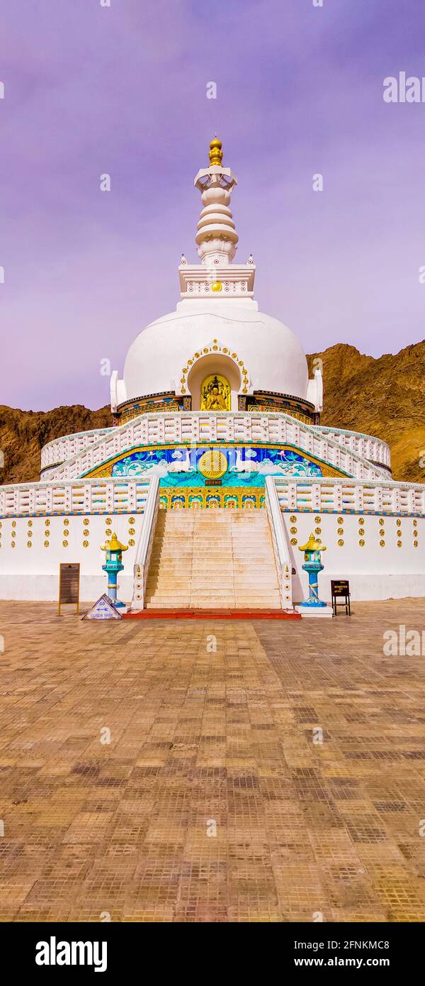 Monastère de Leh, Inde. Banque D'Images