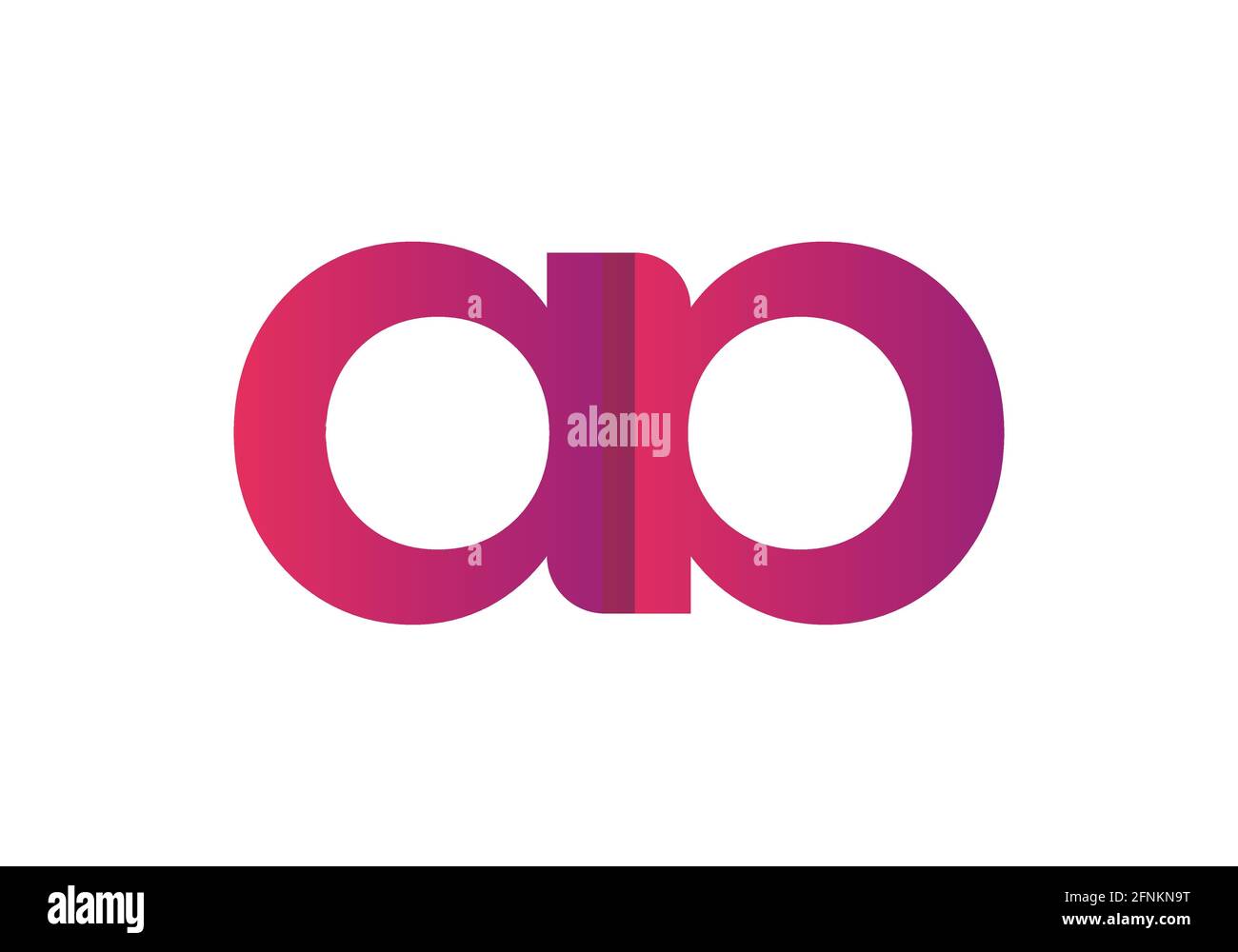 Lettre initiale logo ab modèle. Art et illustration. Illustration de Vecteur