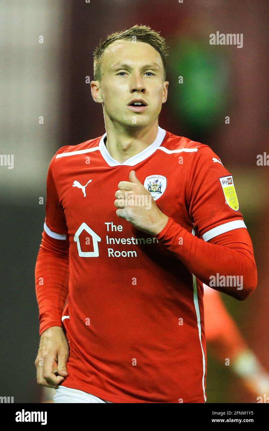 Cauley Woodrow #9 de Barnsley pendant le match dans, le 5/17/2021. (Photo par Isaac Parkin/News Images/Sipa USA) crédit: SIPA USA/Alay Live News Banque D'Images