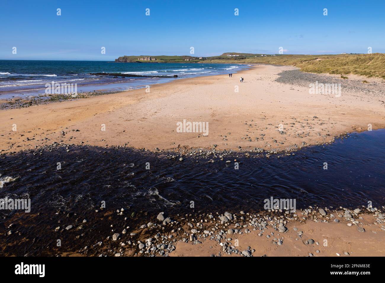 Portballintrea, Co. Antrim, Irlande du Nord Banque D'Images