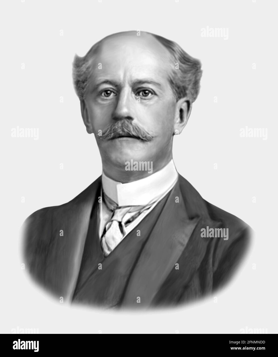 Percival Lowell 1855-1916 homme d'affaires américain auteur mathématicien astronome Banque D'Images