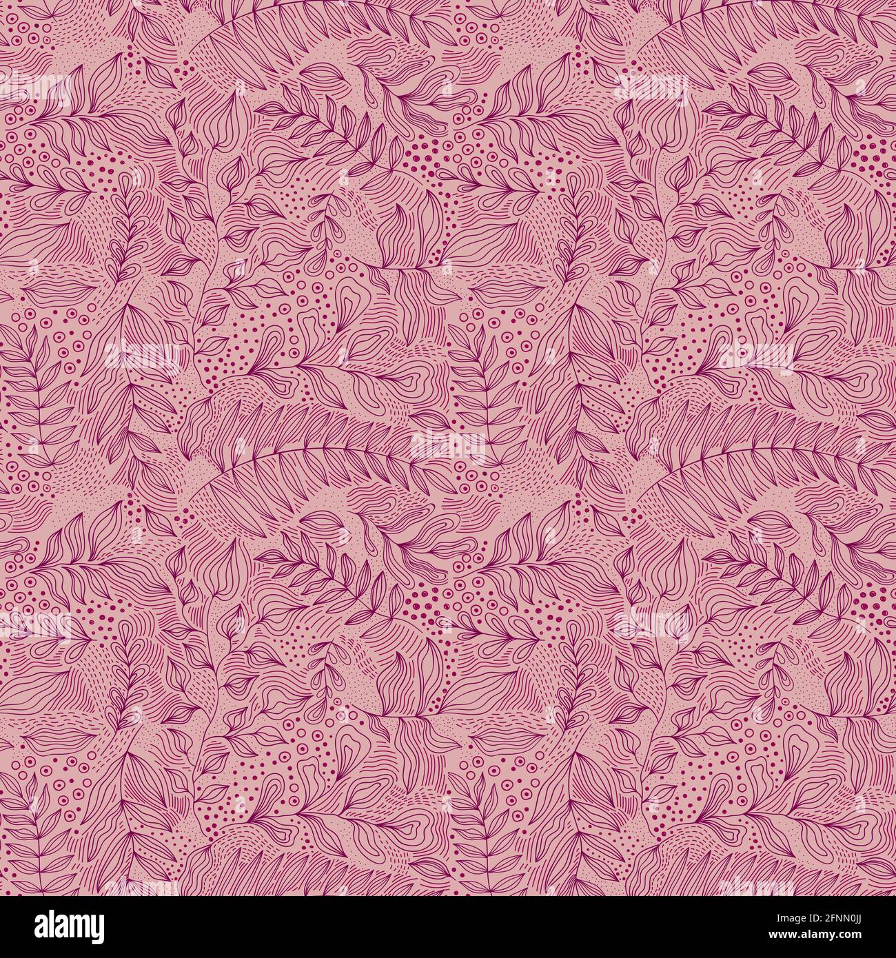 Motif fleuri abstrait sans couture.fond nature botanique vintage.Imprimer textile de mode. Illustration de Vecteur