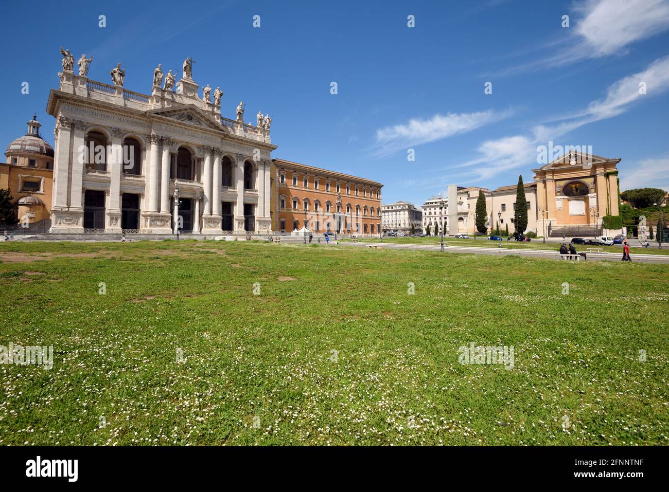 Italie, Rome, basilique de San Giovanni in Laterano Banque D'Images