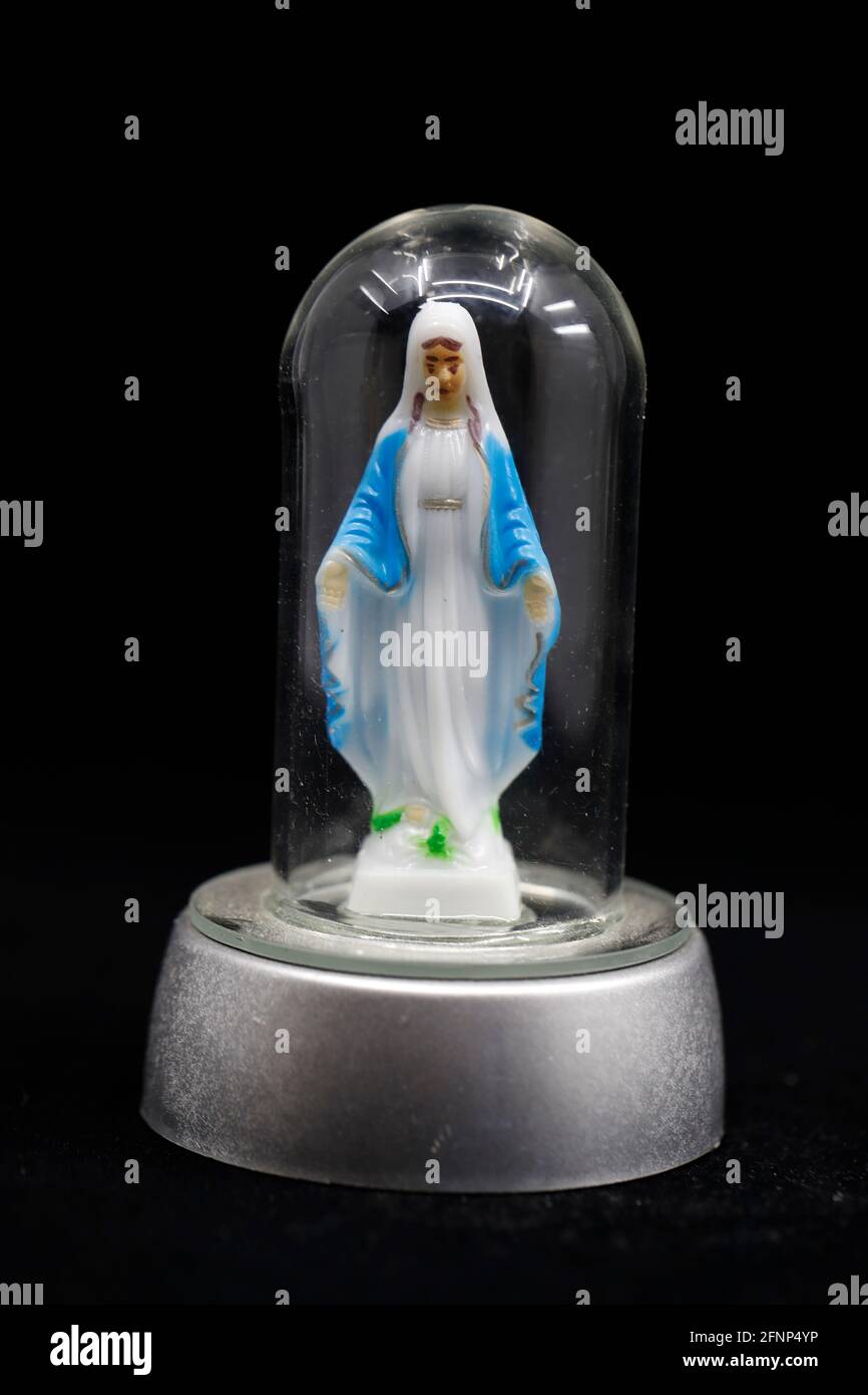 Figurine Virgin Mary. France. Banque D'Images