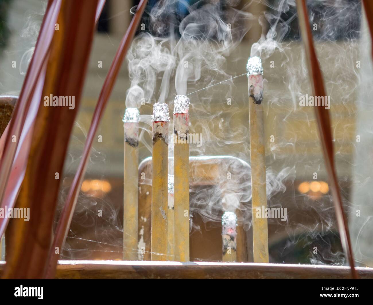 Las Vegas, 11 FÉVRIER 2021 - décoration chinoise du nouvel an dans le conservatoire et les jardins botaniques du Bellagio Banque D'Images