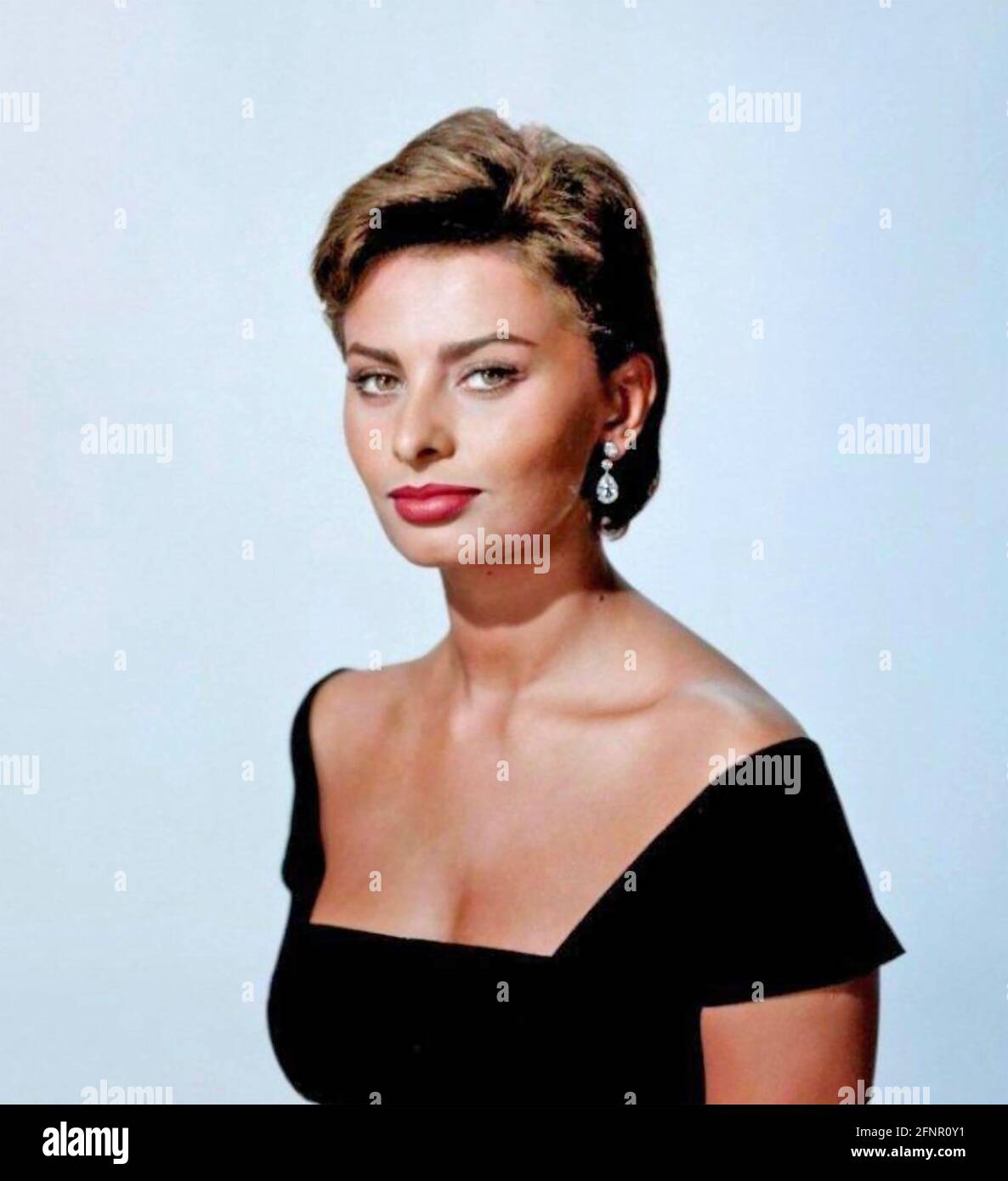 SOPHIA LOREN actrice de cinéma italien à propos de 1970 Banque D'Images