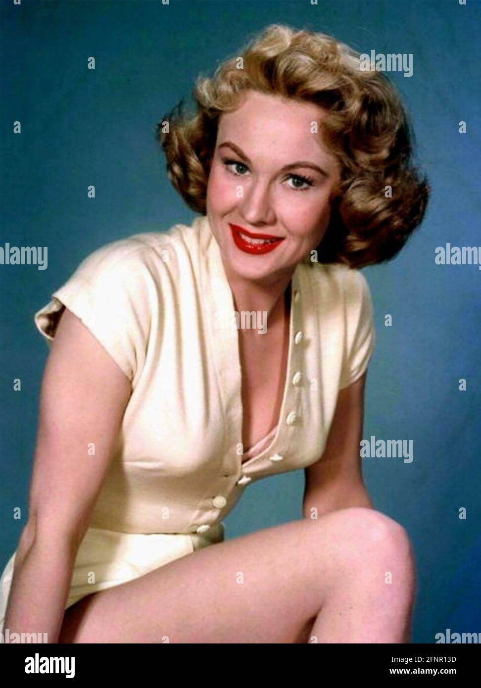 VIRGINIA MAYO (1920-2005) actrice américaine de film vers 1955 Banque D'Images