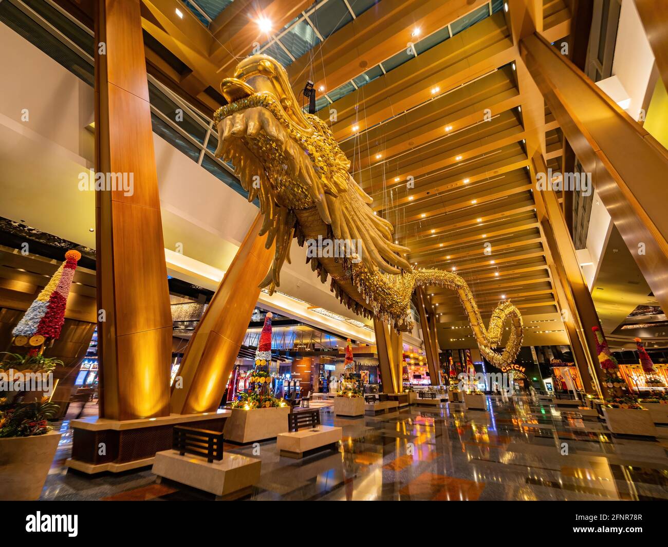 Las Vegas, 26 JANVIER 2021 - vue intérieure du complexe Aria Banque D'Images