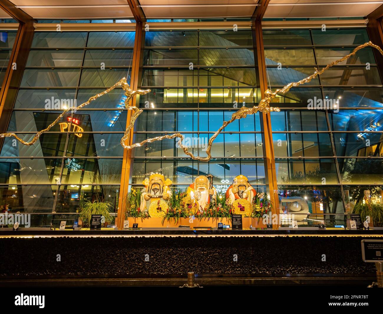 Las Vegas, 26 JANVIER 2021 - vue intérieure du complexe Aria Banque D'Images