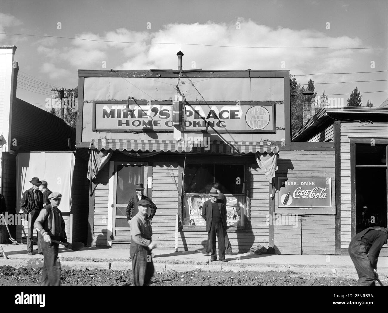 Street Scene, Caribou, Maine, Etats-Unis, Jack Delano, Administration américaine de la sécurité agricole, septembre 1940 Banque D'Images