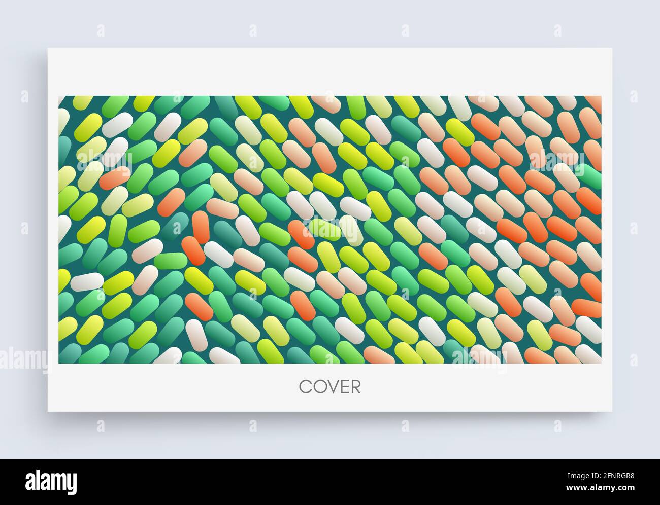 Arrière-plan abstrait avec des ovales de couleur. Illustration vectorielle. Illustration de Vecteur