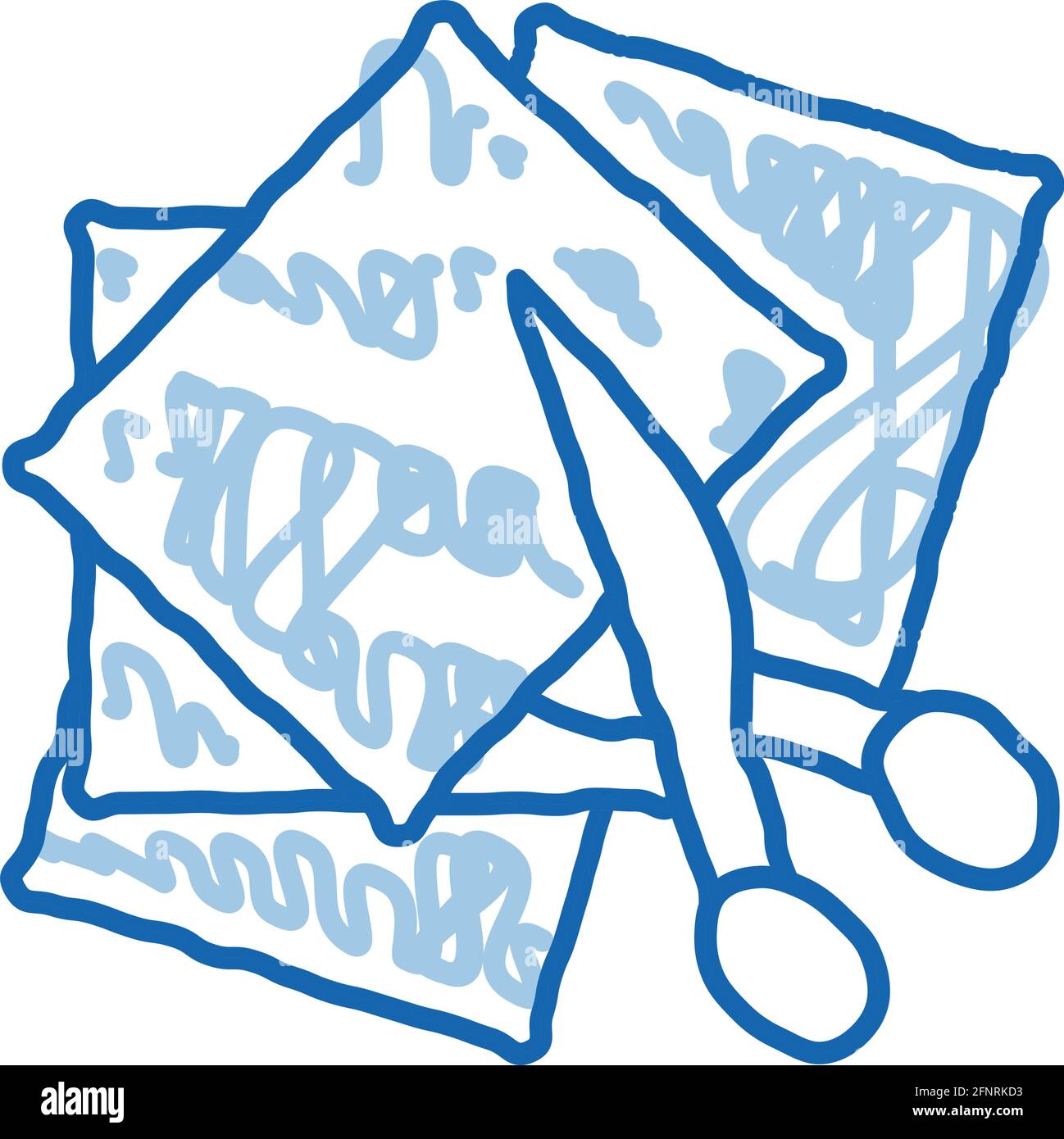 l'éducation préscolaire coupe ciseaux doodle icône dessin à la main illustration Illustration de Vecteur