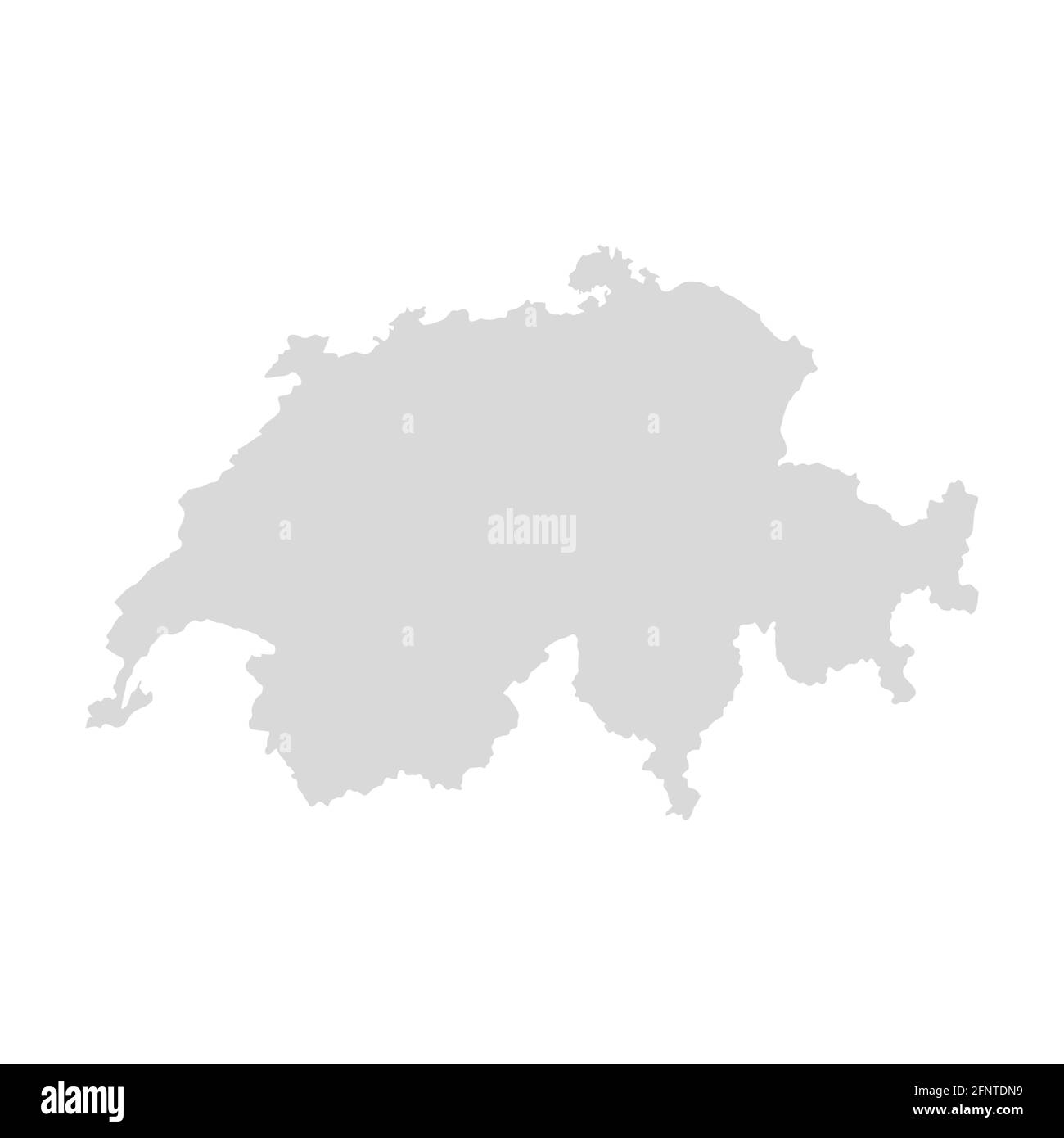 Carte vectorielle de la Suisse, arrière-plan de l'europe suisse.Capitale de Genève, région de Swzerland Illustration de Vecteur