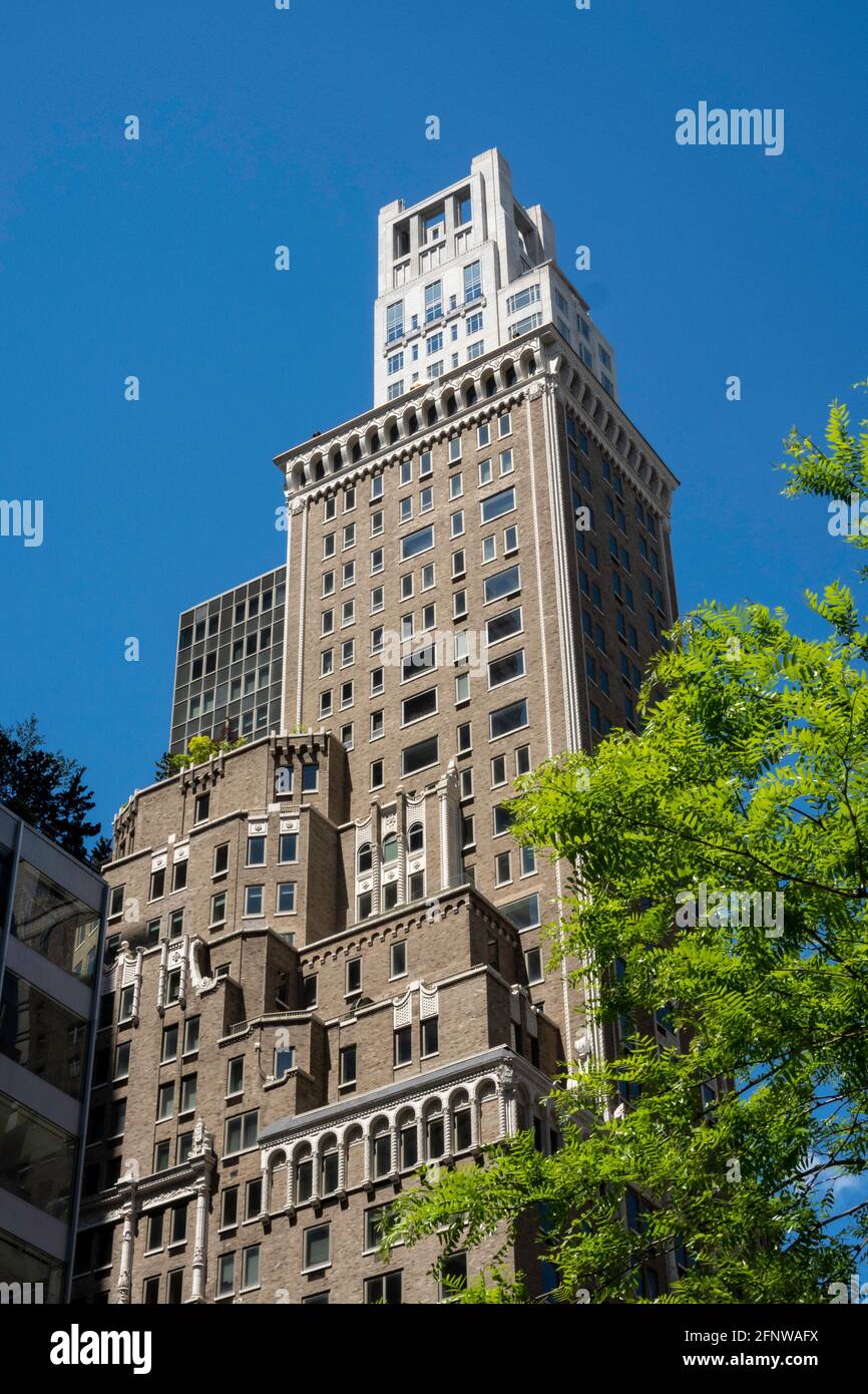 Trump Park Avenue a un bâtiment résidentiel historique à Lenox Hill, New York, États-Unis Banque D'Images
