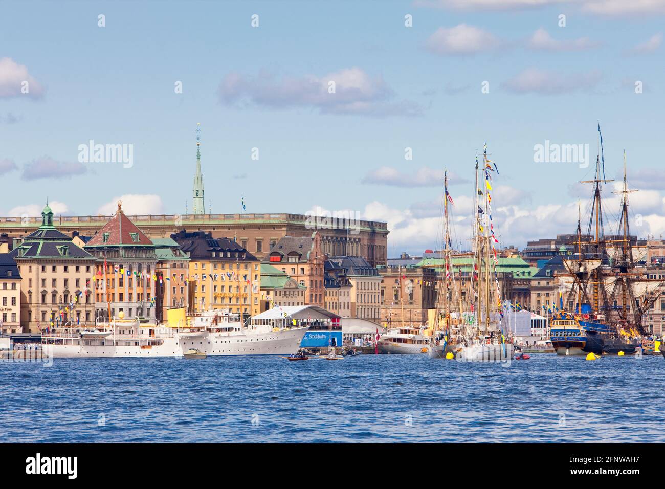 Suède Stockholm - la vieille ville. Banque D'Images