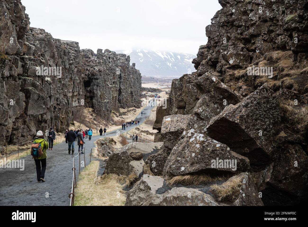 Parc national de Thingvellir, cercle d'or, Islande Banque D'Images