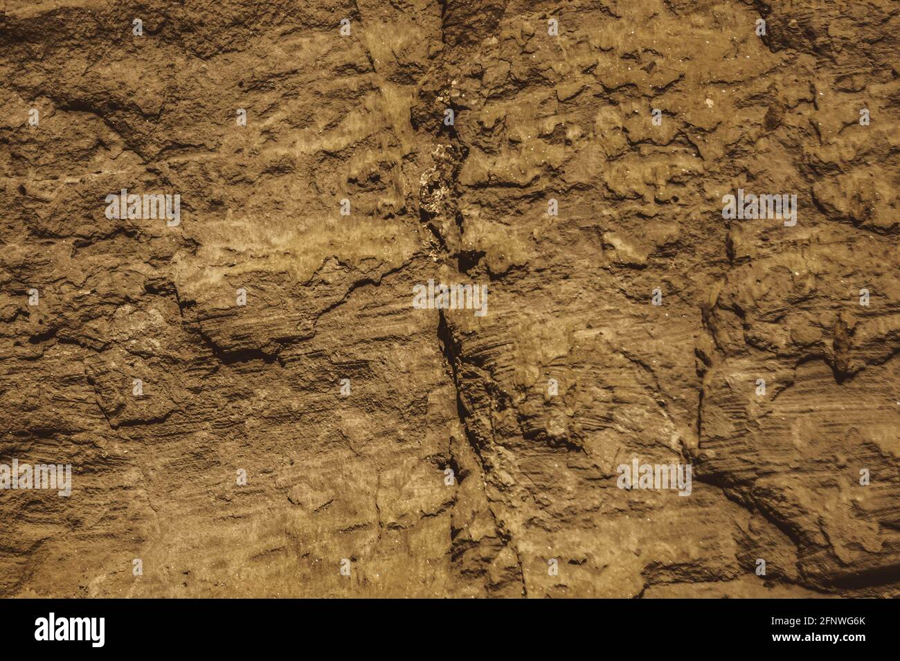 La texture de Mars. Raies douces et rugueuses. Vue sur l'espace. Banque D'Images