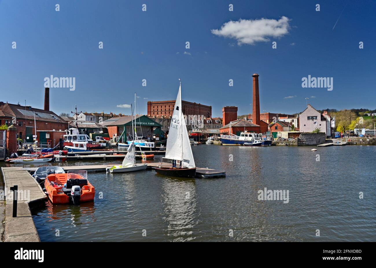 boatyards et quai de bristol somerset angleterre Banque D'Images