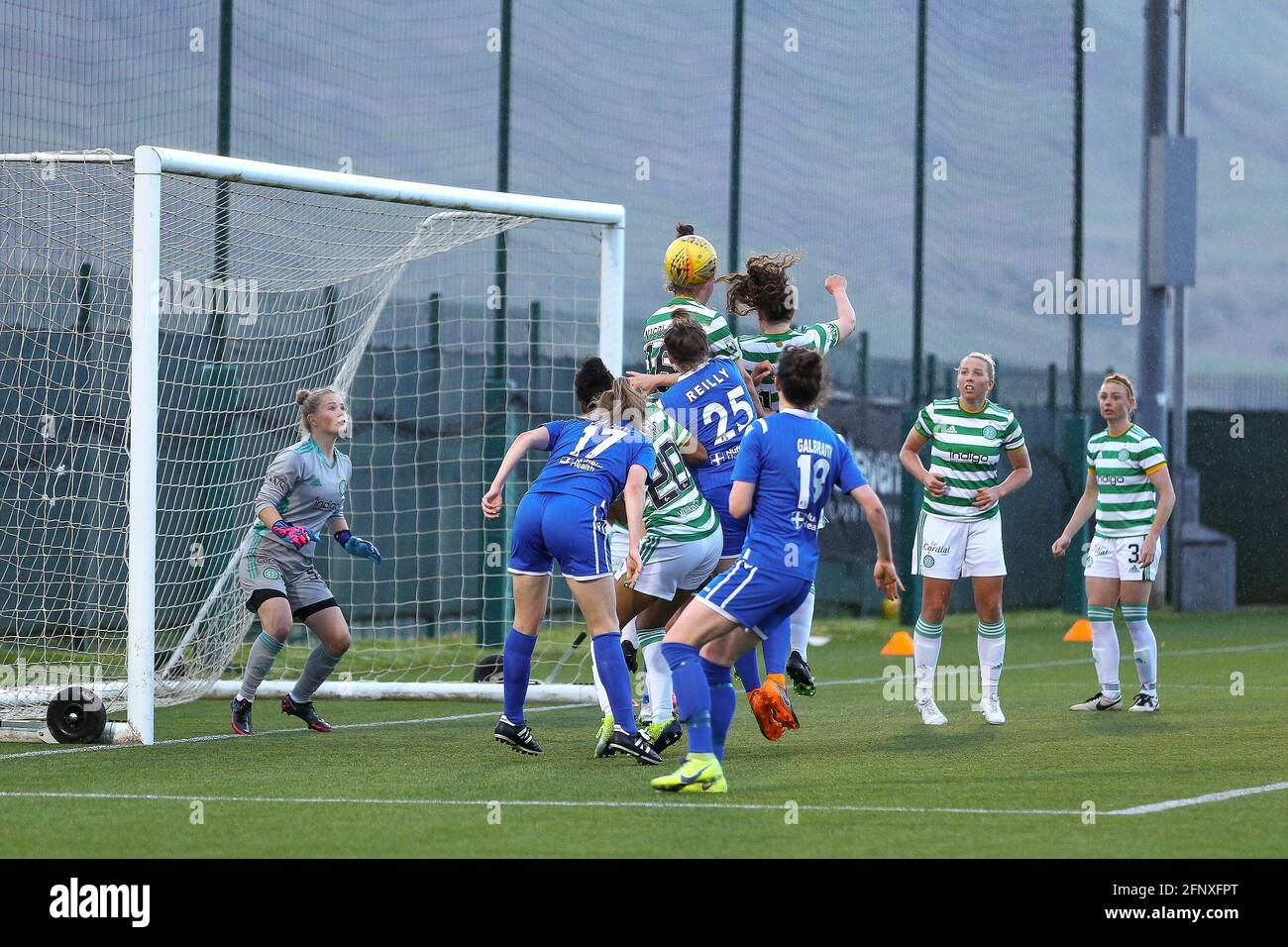 Action de la Scottish Building Society Scottish Women's Premier League 1 Fixture Celtic FC vs Spartans FC, Celtic Training Facility, Lennoxtown, East Dunbartonshire, 19/05/2021 | Credit Colin Poultney | www.Alamy.co.uk Banque D'Images