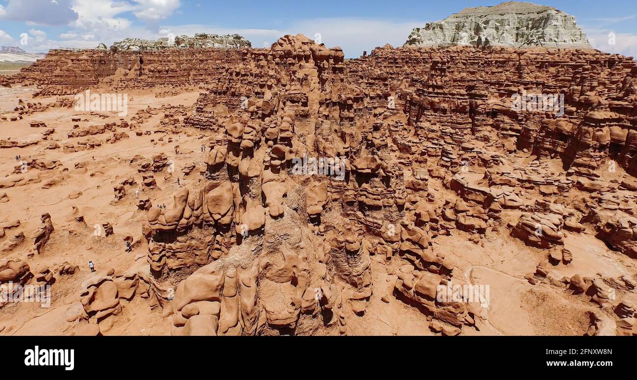 Antenne du parc national de Goblin Valley, Utah Banque D'Images