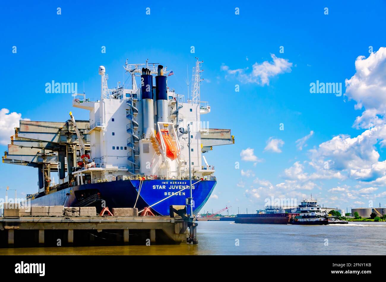 Star Juventus, un cargo norvégien, est amarré au port de Mobile, le 14 mai 2021, à Mobile, Alabama. Banque D'Images